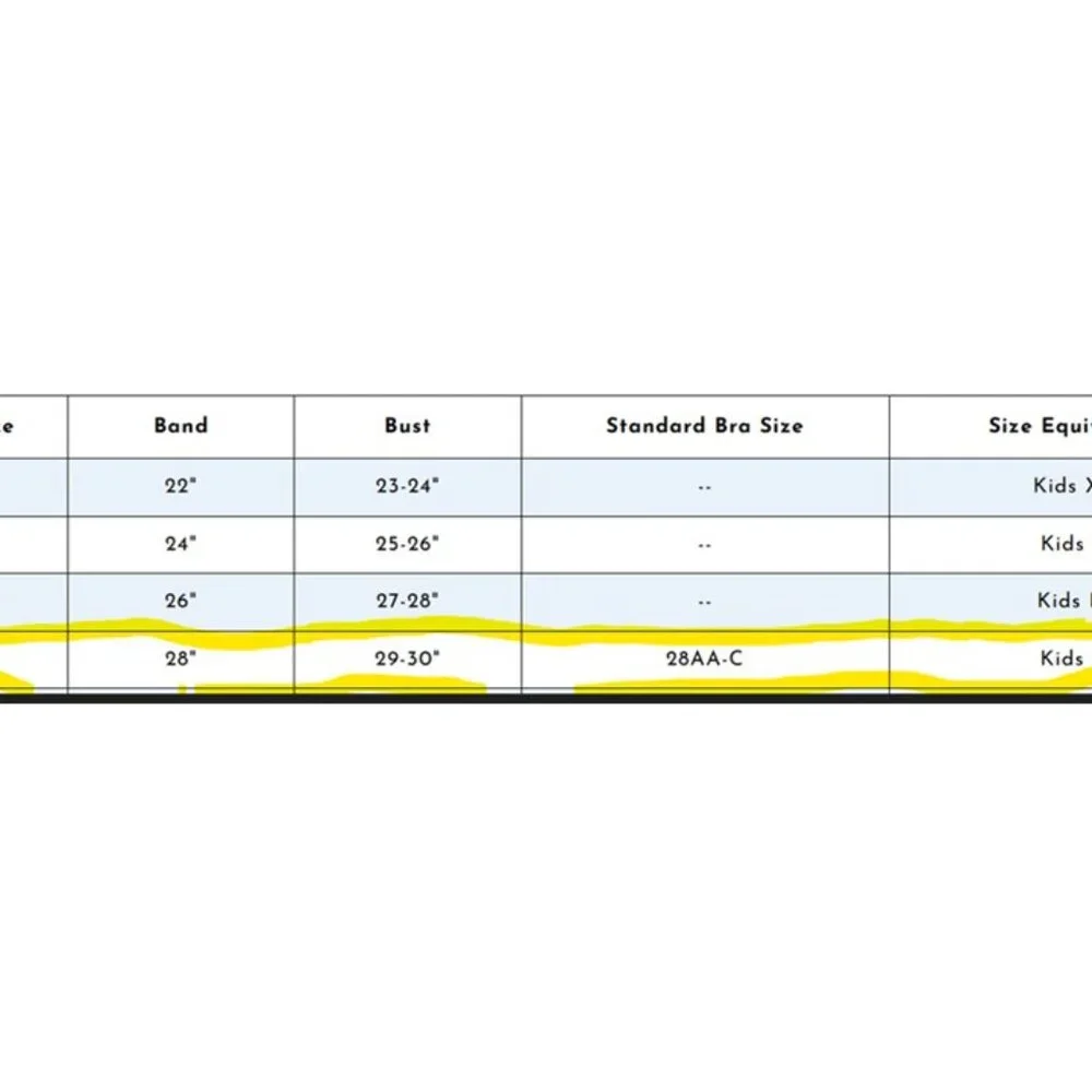 NWT Grey and Aqua Reversible Bluet Training Bra - Size 12 - Picture 6 of 6